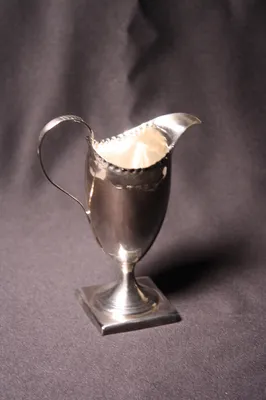 George III silver creamer — image 10