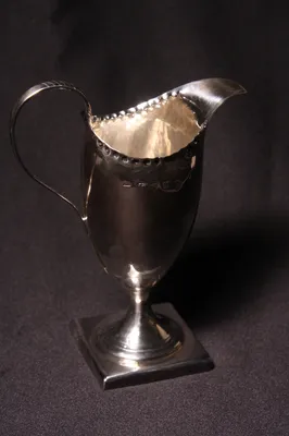 George III silver creamer — image 39