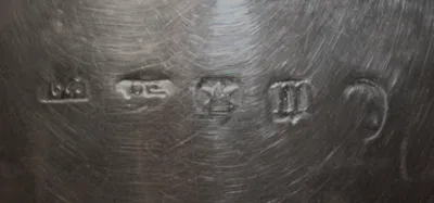 George III silver creamer — image 3