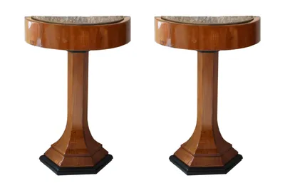 Pair Biedermeier flower tables — image 2