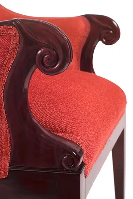 Mahogany Armchair — image 7