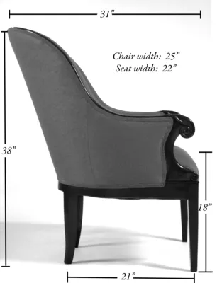 Mahogany Armchair — image 36