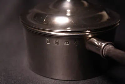 English silver sauce warmer — image 33