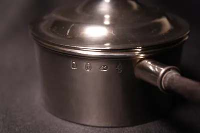 English silver sauce warmer — image 10