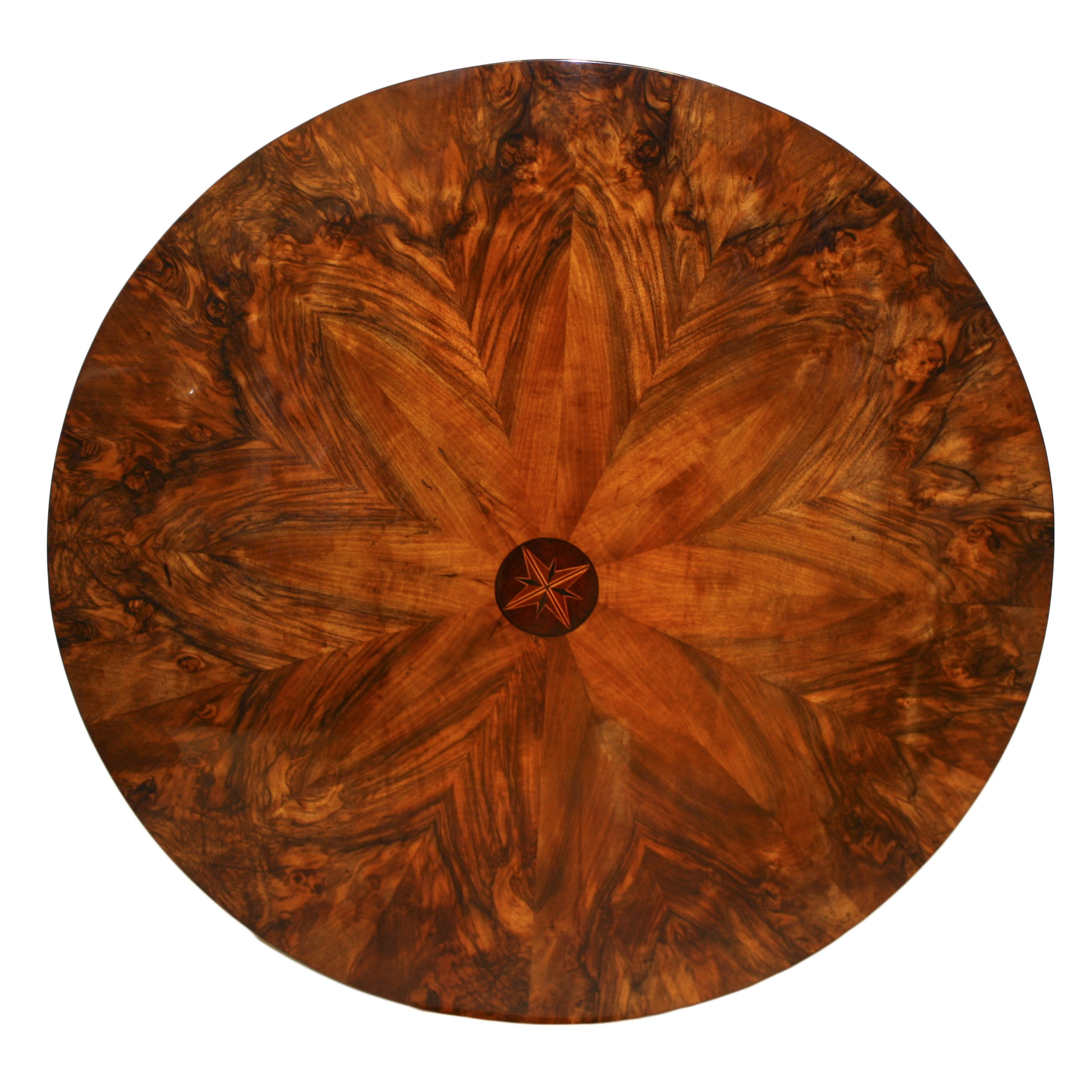 Rare Biedermeier Tilt Top Table