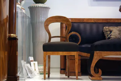 Two Blonde Ash Side Chairs — image 5