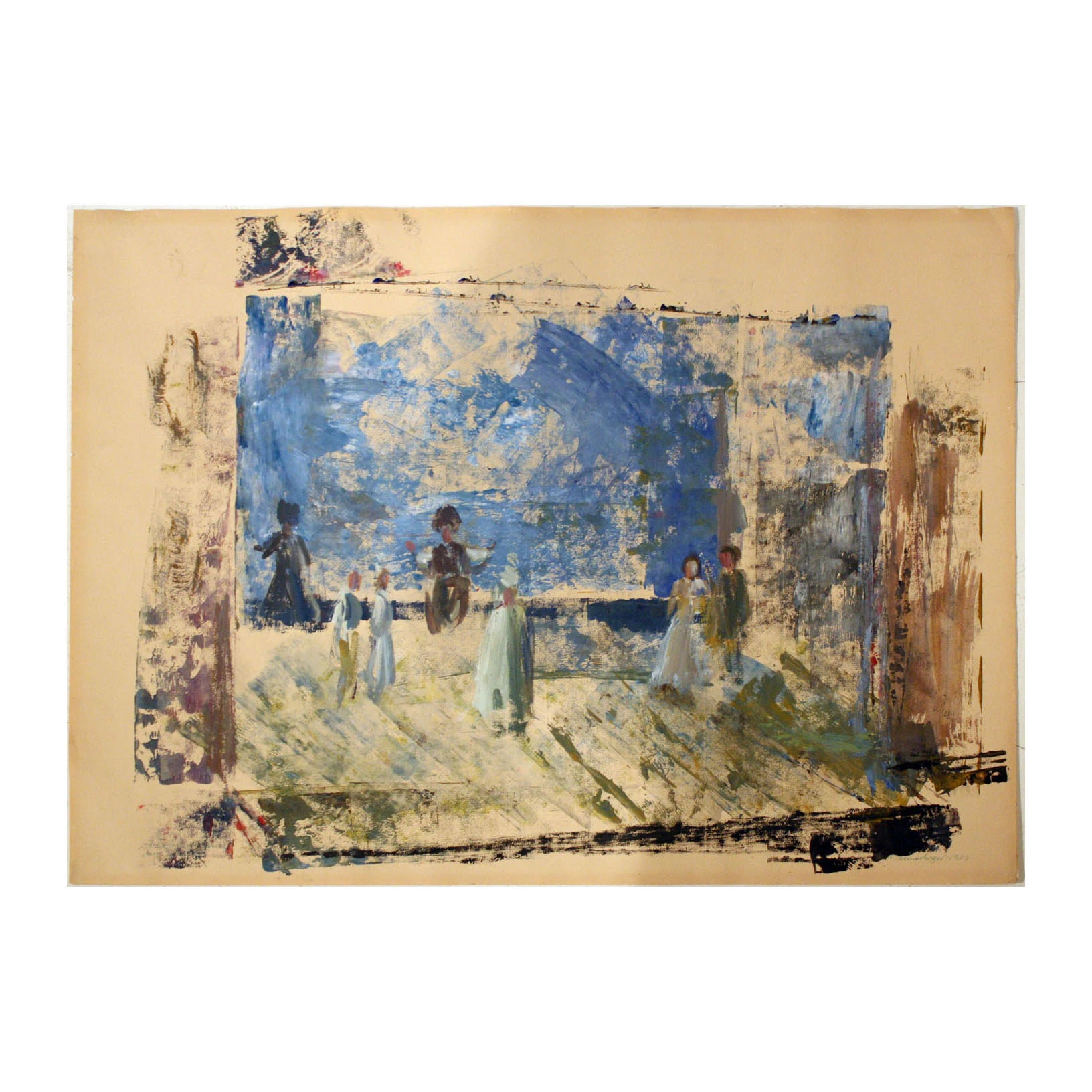 Rolf Thomasberger Gouache Painting