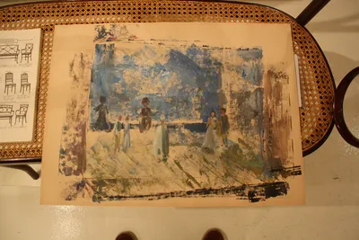 Rolf Thomasberger Gouache Painting — image 14