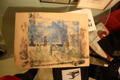 Rolf Thomasberger Gouache Painting — image 6