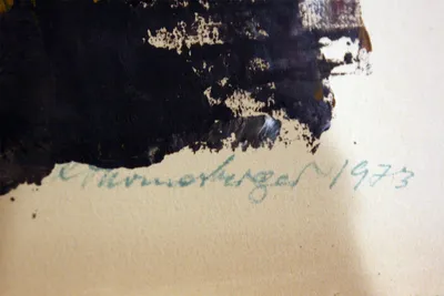Rolf Thomasberger Gouache Painting — image 2
