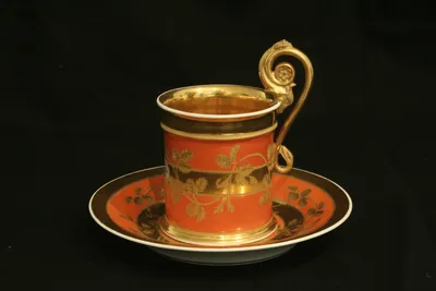 Viennese porcelain cup & saucer — image 17
