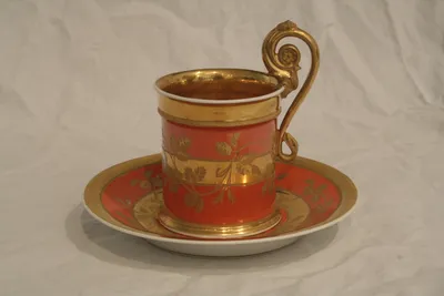 Viennese porcelain cup & saucer — image 11