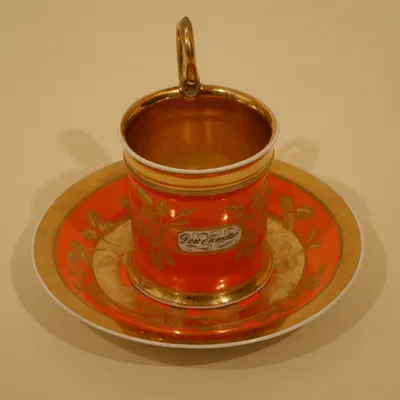 Viennese porcelain cup & saucer — image 2