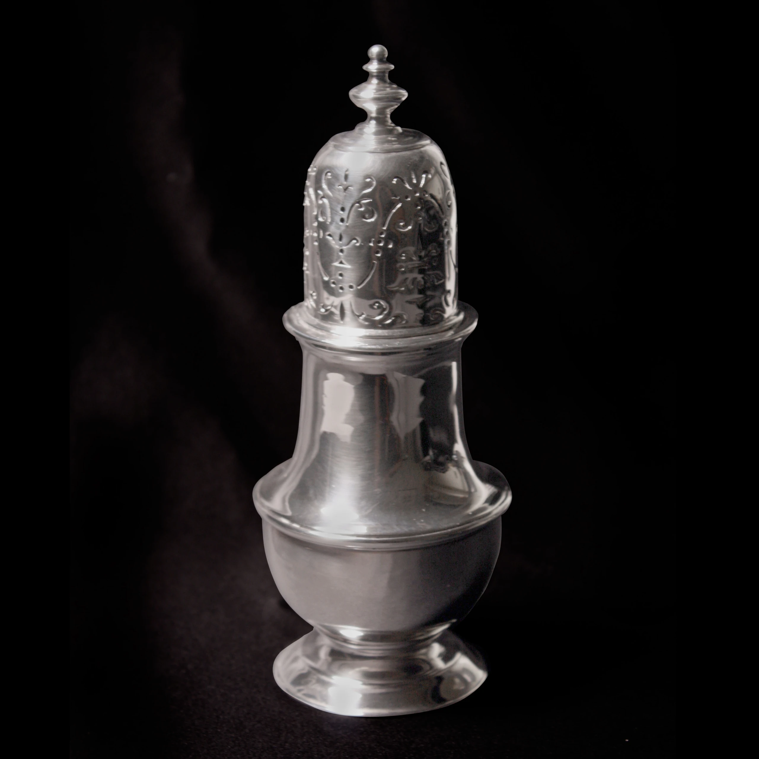 George III silver caster