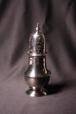 George III silver caster — image 5