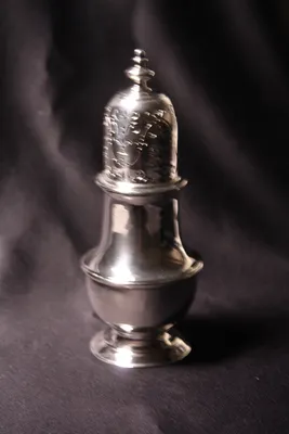 George III silver caster — image 10
