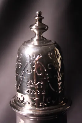 George III silver caster — image 12
