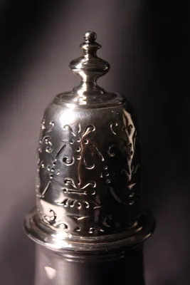 George III silver caster — image 13