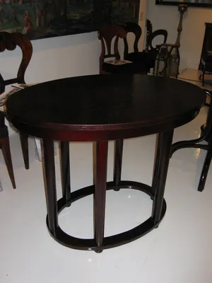 Oval Thonet Table — image 7