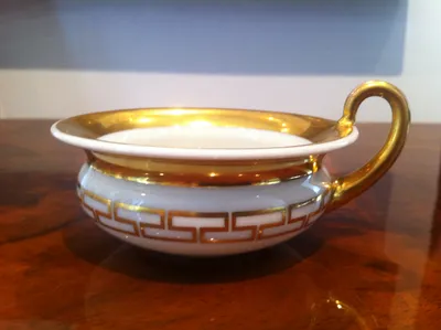 Russian porcelain cup with gilding