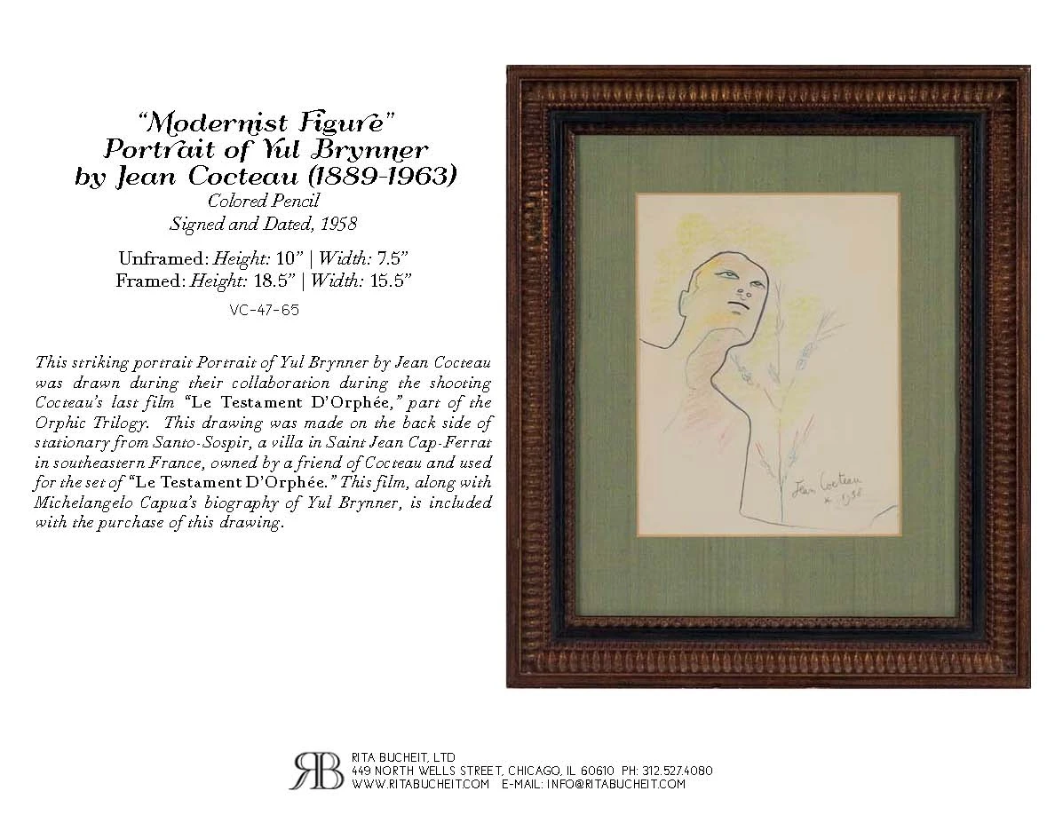 Jean Cocteau Drawing