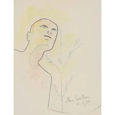 Jean Cocteau Drawing — image 2