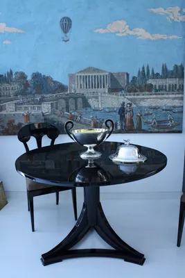 Empire silver tureen w/swan — image 42
