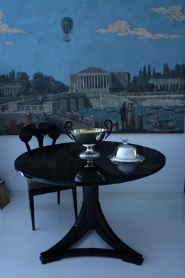 Empire silver tureen w/swan — image 86