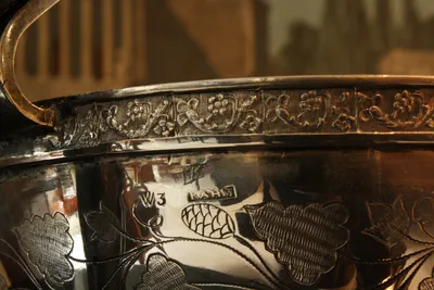 Empire silver tureen w/swan — image 51