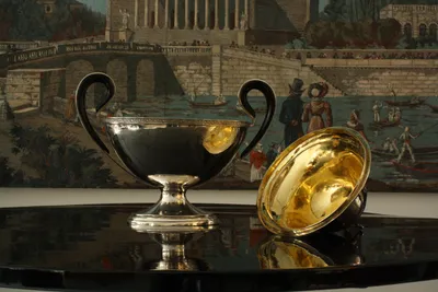 Empire silver tureen w/swan — image 58