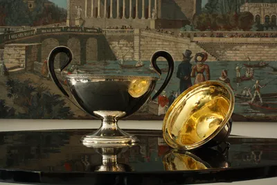 Empire silver tureen w/swan — image 68