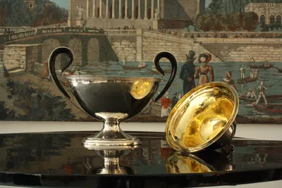 Empire silver tureen w/swan — image 71