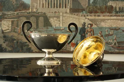 Empire silver tureen w/swan — image 28