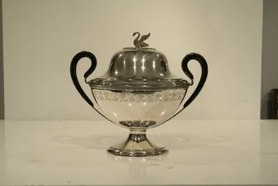 Empire silver tureen w/swan — image 113