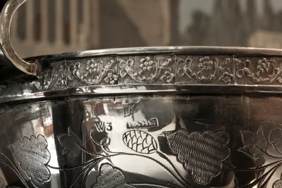 Empire silver tureen w/swan — image 131