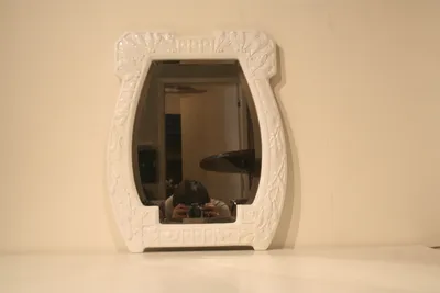 Jugendstil Porcelain Mirror — image 6