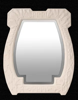 Jugendstil Porcelain Mirror — image 2