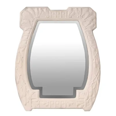 Jugendstil Porcelain Mirror