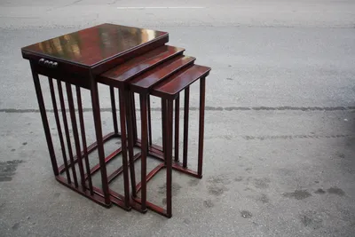 Set of 4 Hoffmann Nesting Tables — image 12