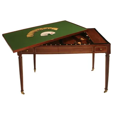 Exquisite Louis XVI Game Table